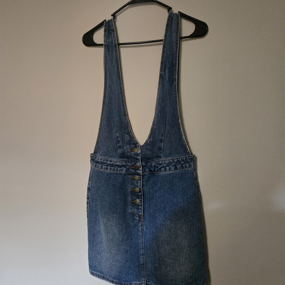 Billabong Blue Denim Button-Front Dress